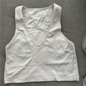 Athleta Pastel pink workout crop top